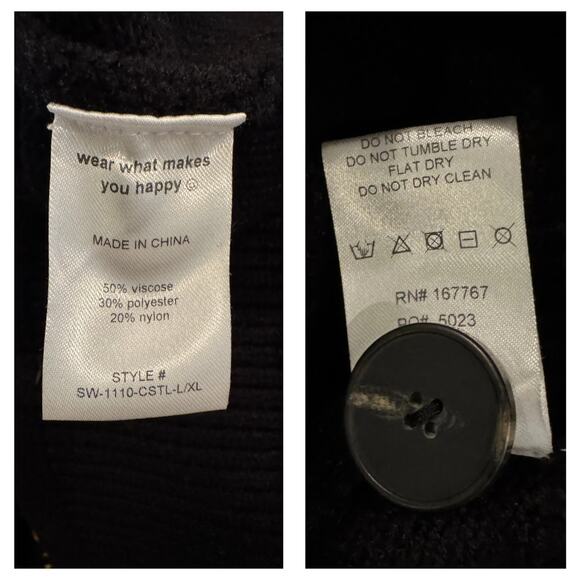 Dressed in Lala Child of the Universe Oversized Cardigan Size L/XL - Picture 13 of 15